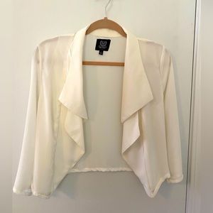 MINE sheer jacket/cover up. Sz M.